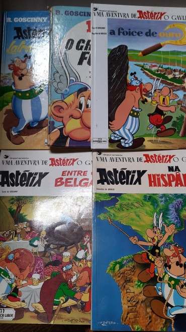 Cinco livros de Banda Desenhada (Vários)