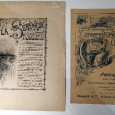 Pauta de Música e Folheto do Conservatório - JÚLIO TEIXEIRA BASTOS (1860-1919)