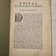 EDITAL DA REAL MEZA CENSORIA 1770