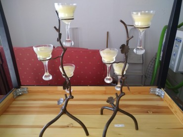 Par de candelabros 