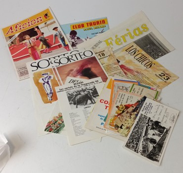 Revistas, folhetos, postais e cartões de visita - TAUROMAQUIA