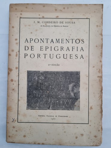 APONTAMENTOS DE EPIGRAFIA PORTUGUESA 