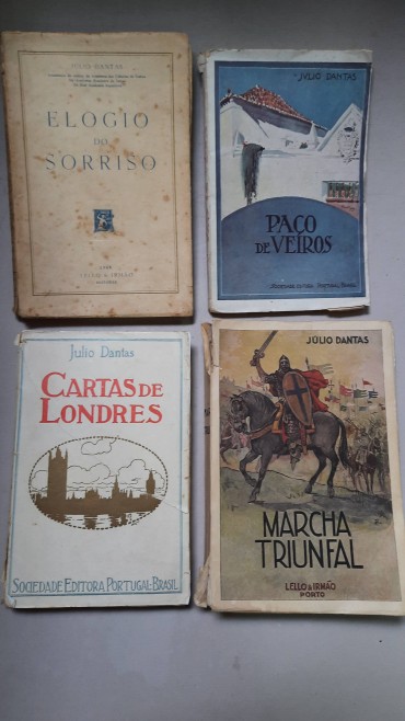 Quatro (4) Livros de Julio Dantas