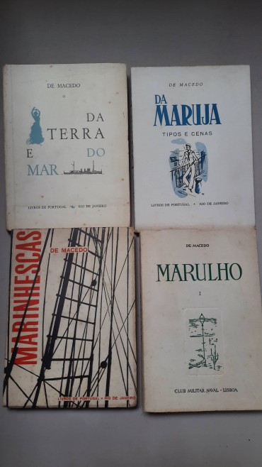 Quatro (4) Livros sobre Marinheiros por “De Macedo”