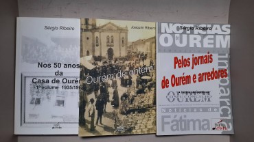 Três (3) Livros sobre a Cidade de Ourém