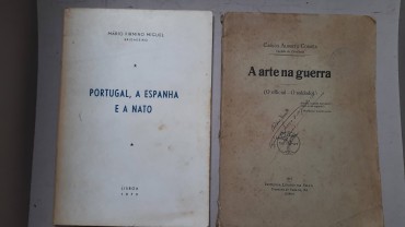 Dois livros Sobre a arte na Guerra e Portugal na Nato