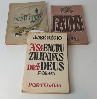 Três publicações - JOSÉ RÉGIO (2) e ALMEIDA GARRET 