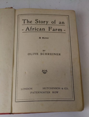 The story of an - African Farm - A Novel  
