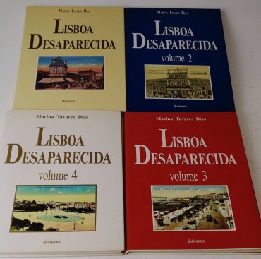 LISBOA DESAPARECIDA - 4 VOLUMES
