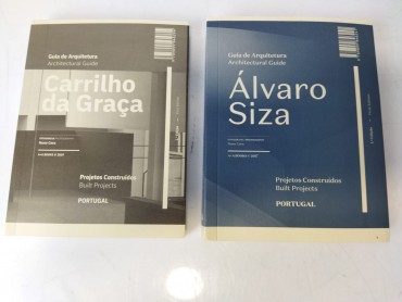 Dois livros - Guia de Arquitetura - Álvaro Siza e Carrilho da Graça