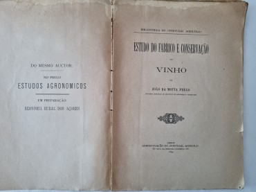 ESTUDO DO FABRICO E CONSERVAÇÃO DO VINHO 