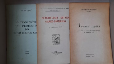 Três pequenos livros (Panfletos) Jurídicos, Advogados etc	
