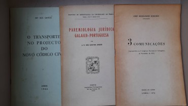 Três pequenos livros (Panfletos) Jurídicos, Advogados etc	