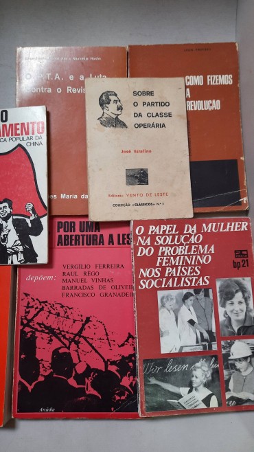 Oito (8) Livros de e sobre a Revolução e Classe Operaria