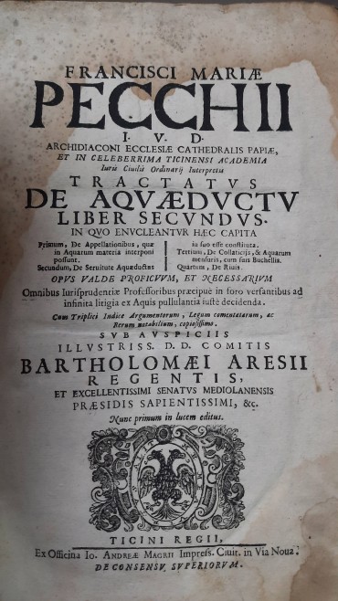 Tractatus de Aquaeductu	(Grande Livro)	