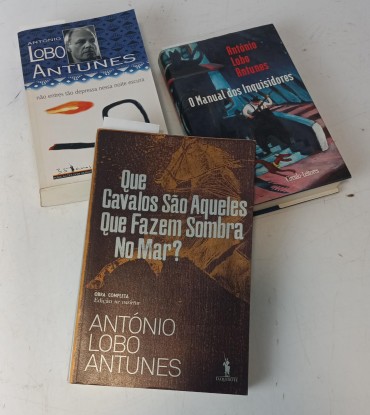 Três publicações  - António Lobo Antunes 