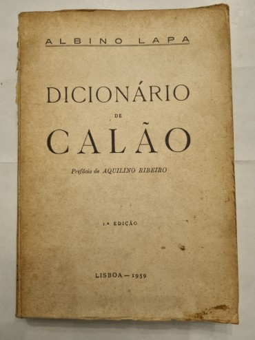 DICIONÁRIO DE CALÃO 