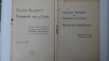 DUAS PUBLICAÇÕES SOBRE WINSTON CHURCHILL, 1942 e 1943