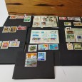 Caixa arquivadora de selos e respectiva colecção