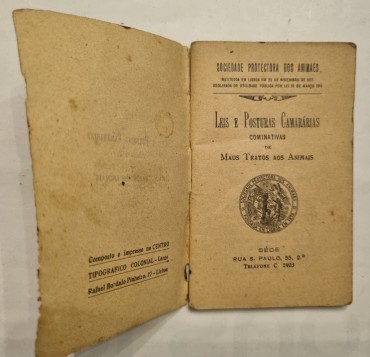 LEIS E POSTURAS CAMÁRIAS COMINATIVAS DE MAUS TRATOS AOS ANIMAIS