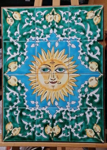 Painel de azulejo 