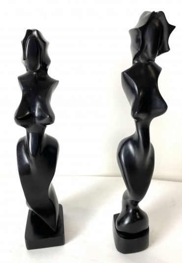 Duas Esculturas Africanas Nús 