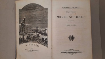 Miguel Strogoff em dois Volumes de Julio Verne
