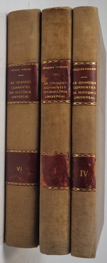 AS GRANDES CORRENTES DA HISTORIA UNIVERSAL - VOL I, IV E VI