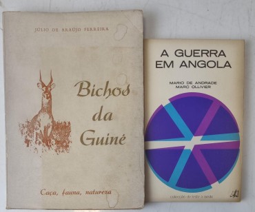 LOTE DE LIVROS DIVERSO - ANGOLA E GUINÉ