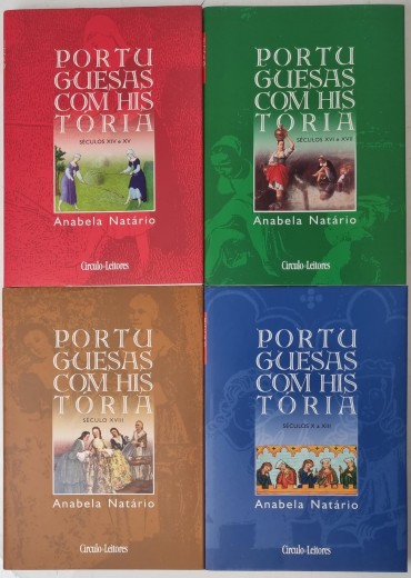 PORTUGUESAS COM HISTÓRIA - 4 VOLUMES
