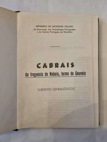 CABRAIS DA FREGUESIA DE NABAIS, TERMOS DE GOUVEIA SUBSÍDIOS GENEALÓGICOS