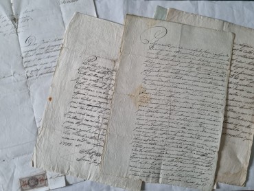 MANUSCRITOS SÉC XVIII E XIX