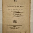 EU E OS CABRALISTAS DE BEJA OU UMA DAS VINGANÇAS DE 1844