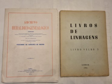 2 LIVROS HERALDICA E GENEALOGIA 