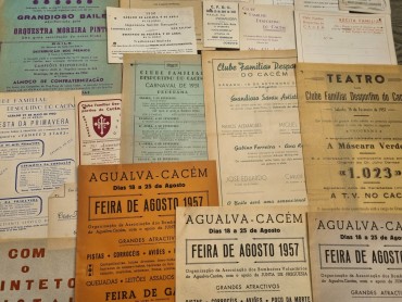 CARTAZES E FOLHETOS FESTAS CACÉM ANOS 50 