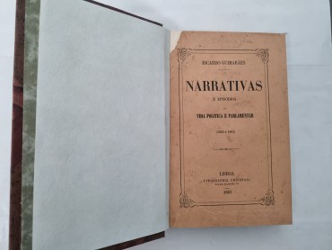 NARRATIVAS E EPISODIOS DA VIDA POLITICA E PARLAMENTAR (1862 E 1863) 