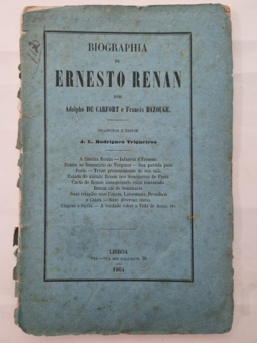 BIOGRAPHIA DE ERNESTO RENAN