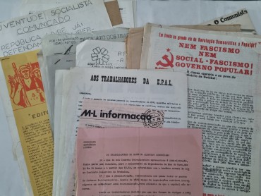 DOCUMENTAÇÃO DOS MOVIMENTOS PARTIDÁRIOS DE ESQUERDA PORTUGUESA DO PERÍODO PÓS 25 DE ABRIL