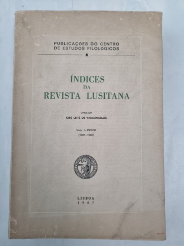 ÍNDICES DA REVISTA LUSITANA 