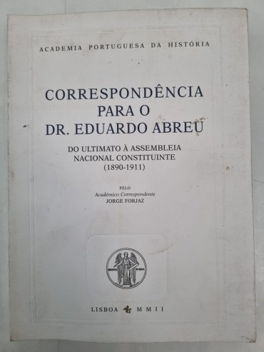 CORRESPONDÊNCIA PARA O DR. EDUARDO ABREU 