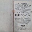 MANIFESTO THEO-JURIDICO CANNONICO E APOLOGÉTICO – 1756
