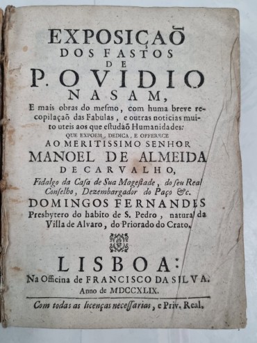 MANIFESTO THEO-JURIDICO CANNONICO E APOLOGÉTICO – 1756