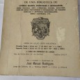 CATÁLOGO DE UMA BIBLIOTECA DE LIVROS RAROS, CURIOSOS E ESTIMADOS