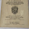 CATÁLOGO DE UMA BIBLIOTECA DE LIVROS RAROS, CURIOSOS E ESTIMADOS