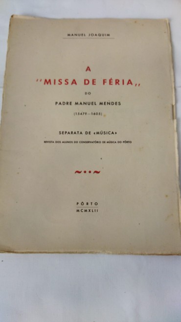 A MISSA DE FÉRIA