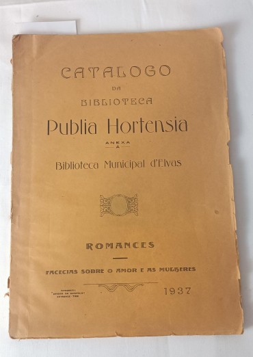 Catálogo da Biblioteca Publia Hortensia 