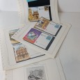 Conjunto de folhas com 16 targetas com postais 1982/6 e 36 postais todos comemorativos