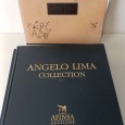 Livro do leilão da Coleção Ângelo Lima e 1 livro com selos do Royal Mail Special 1988