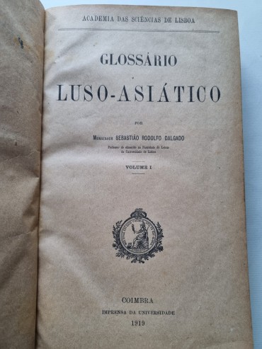 GLOSSÁRIO LUSO – ASIÁTICO