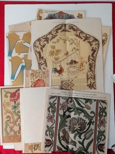 Journal des Demoiselles - modelos de bordados e recortes